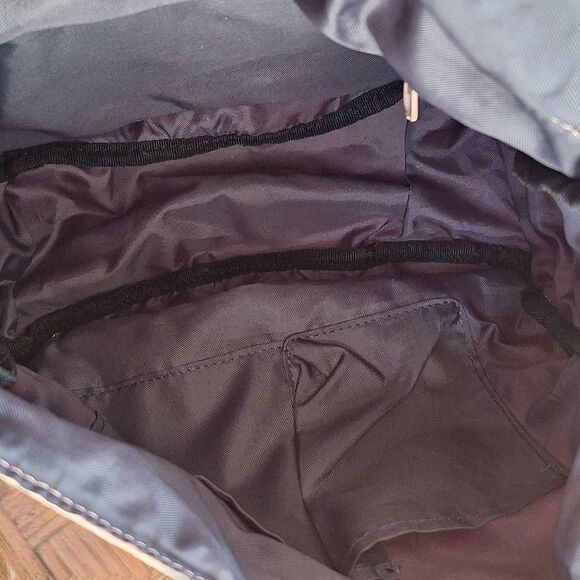 KAVU Wayfare Mini Crossbody Cherry Blossom Pale Peach Faux Suede Flap Boho - Picture 9 of 16